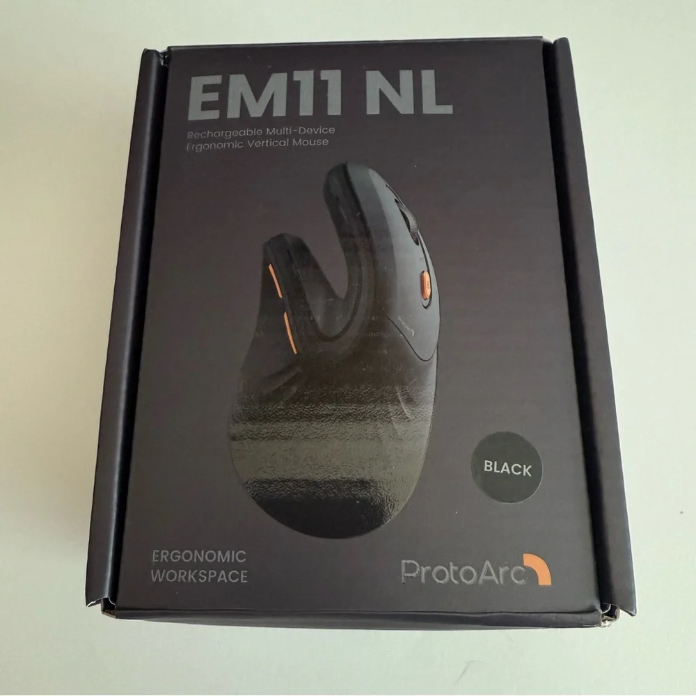 ProtoArc Ergonomic Vertical Mouse, EM11 NL Bluetooth Mouse Wireless, Ergo Mouse